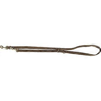 Trixie Dog Leather Lead Brown M-L 200x2 cm