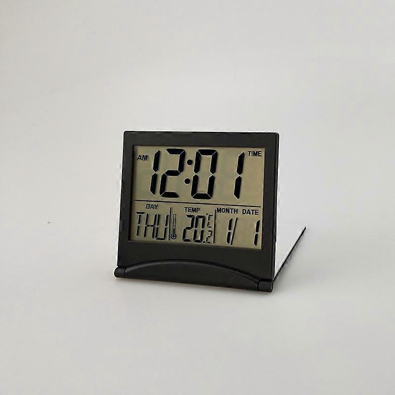 033 Foldable Mini Digital Perpetual Calendar Clock (Minimum Order Quantity: 1 piece, White)