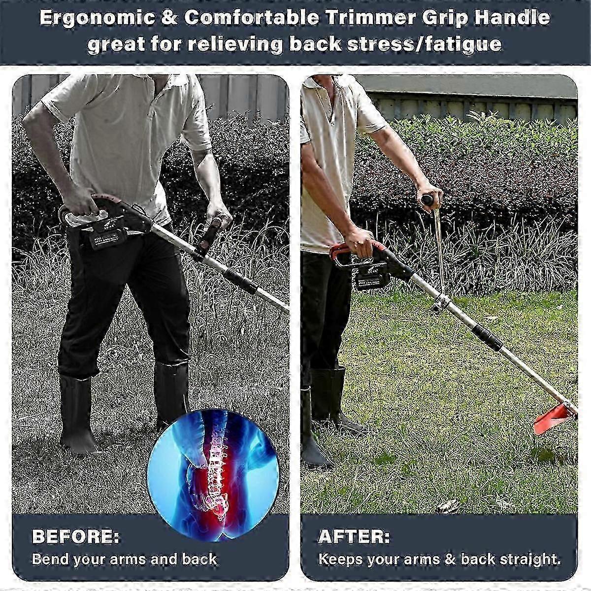 Weed Trimmer Handle Replacement with Stand Clip