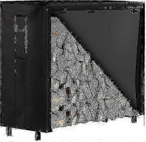 Garden Firewood Rack Cover 4ft Weatherproof Log Storage Solution