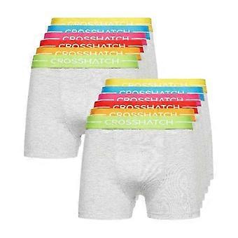 Crosshatch Mens Astral Boxer Shorts (Pack of 12)