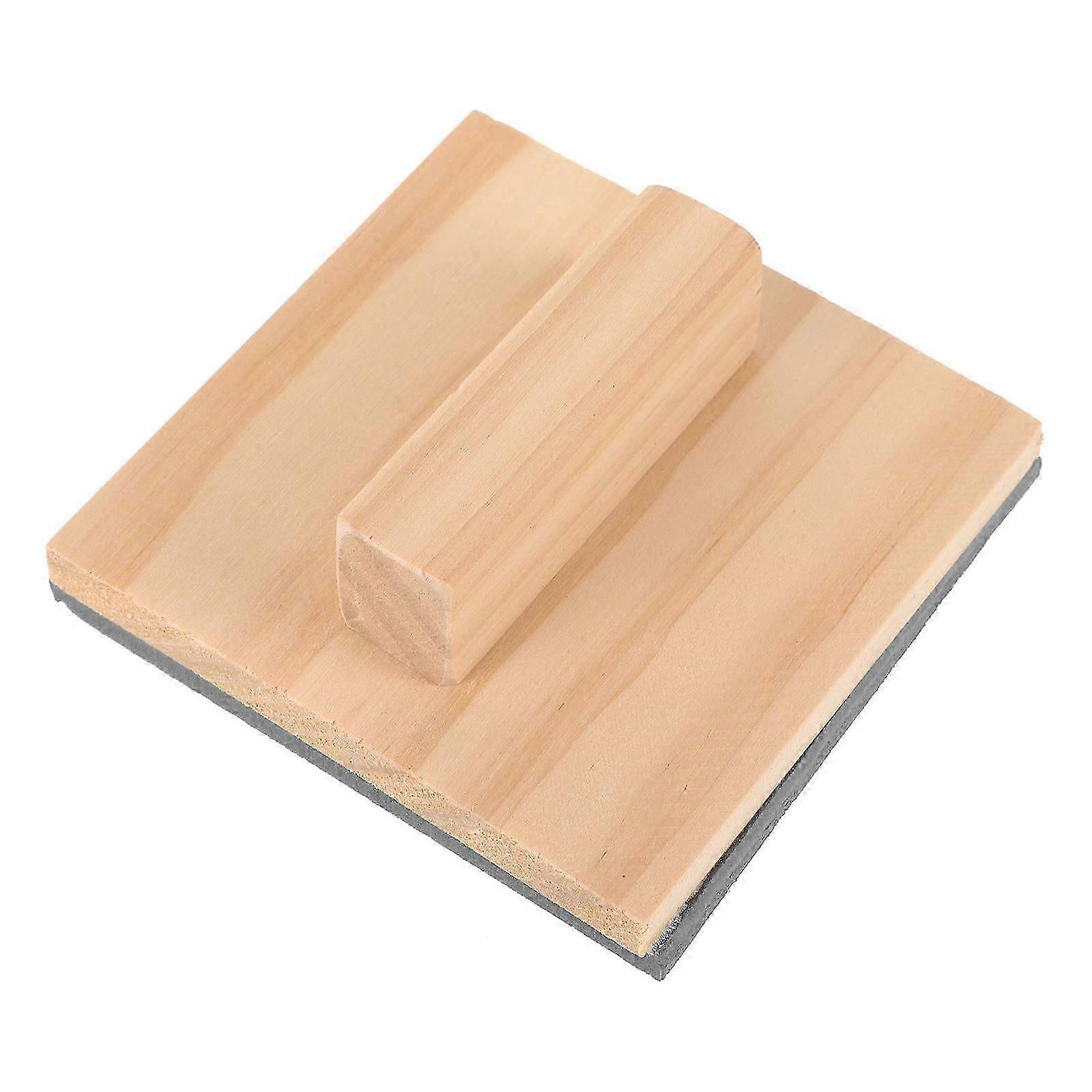 Solid Wood Sponge for Art Paint Application with Sponge Handle