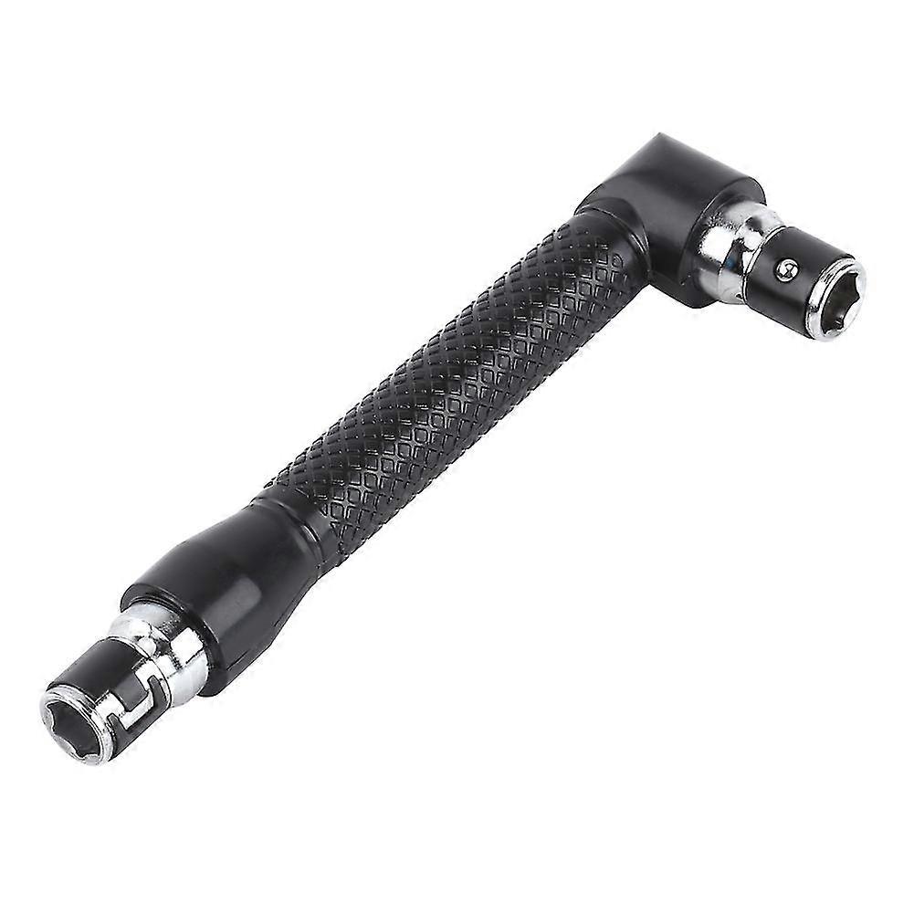 L-shaped double-ended 1/4-inch hex socket wrench suitable for screwdriver bits, hand tool