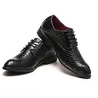 Men's Breathable Lace up Leather Shoes,l