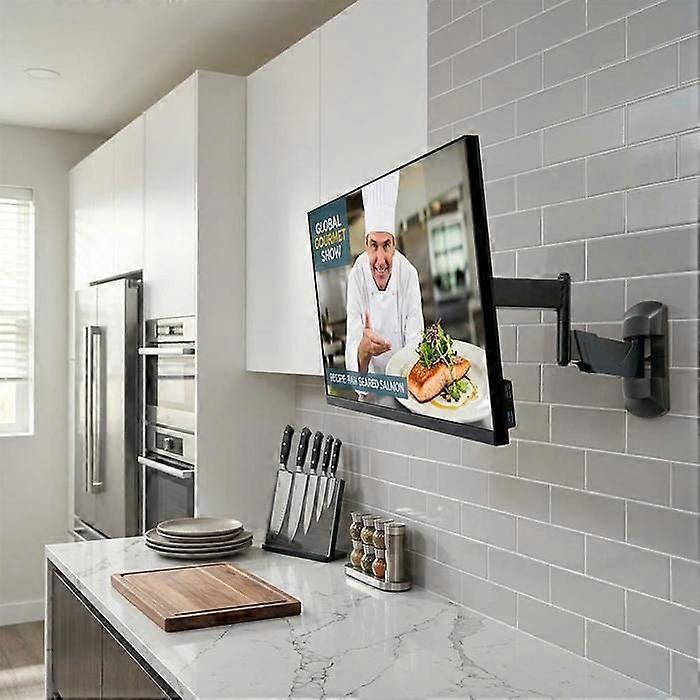 Adjustable wall mount for single screen