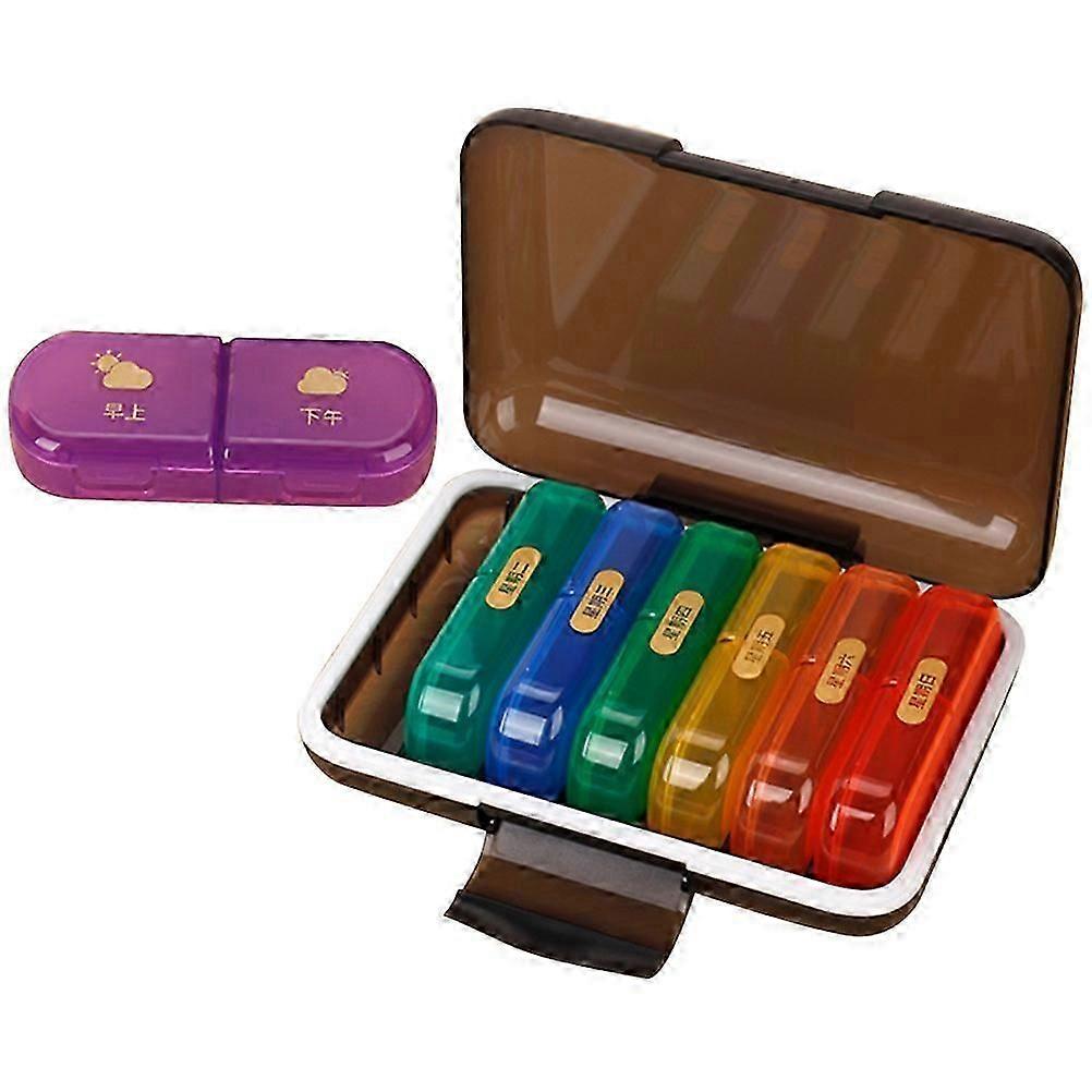Weekly Pill Case Portable Pill Storage Box for Storage Use