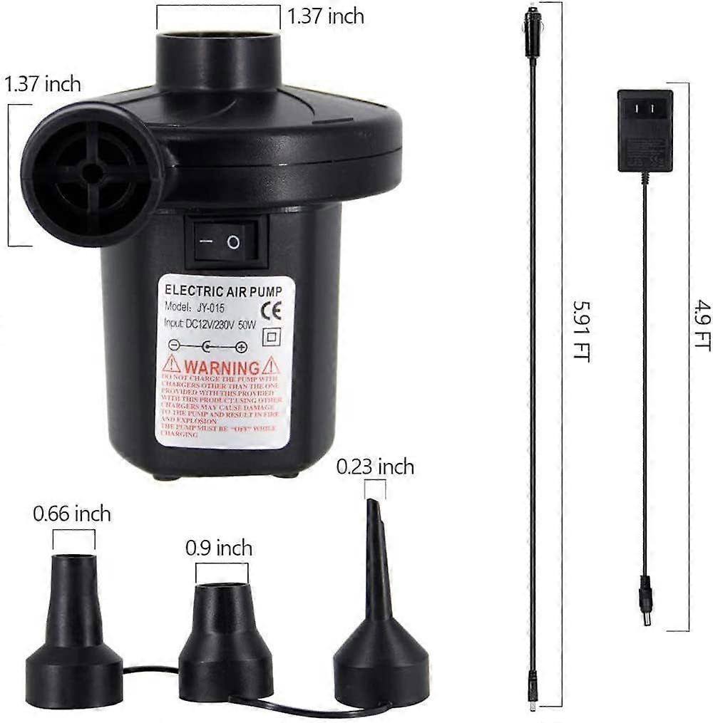 Electric Air Pump - Inflate/Deflate for Inflatables