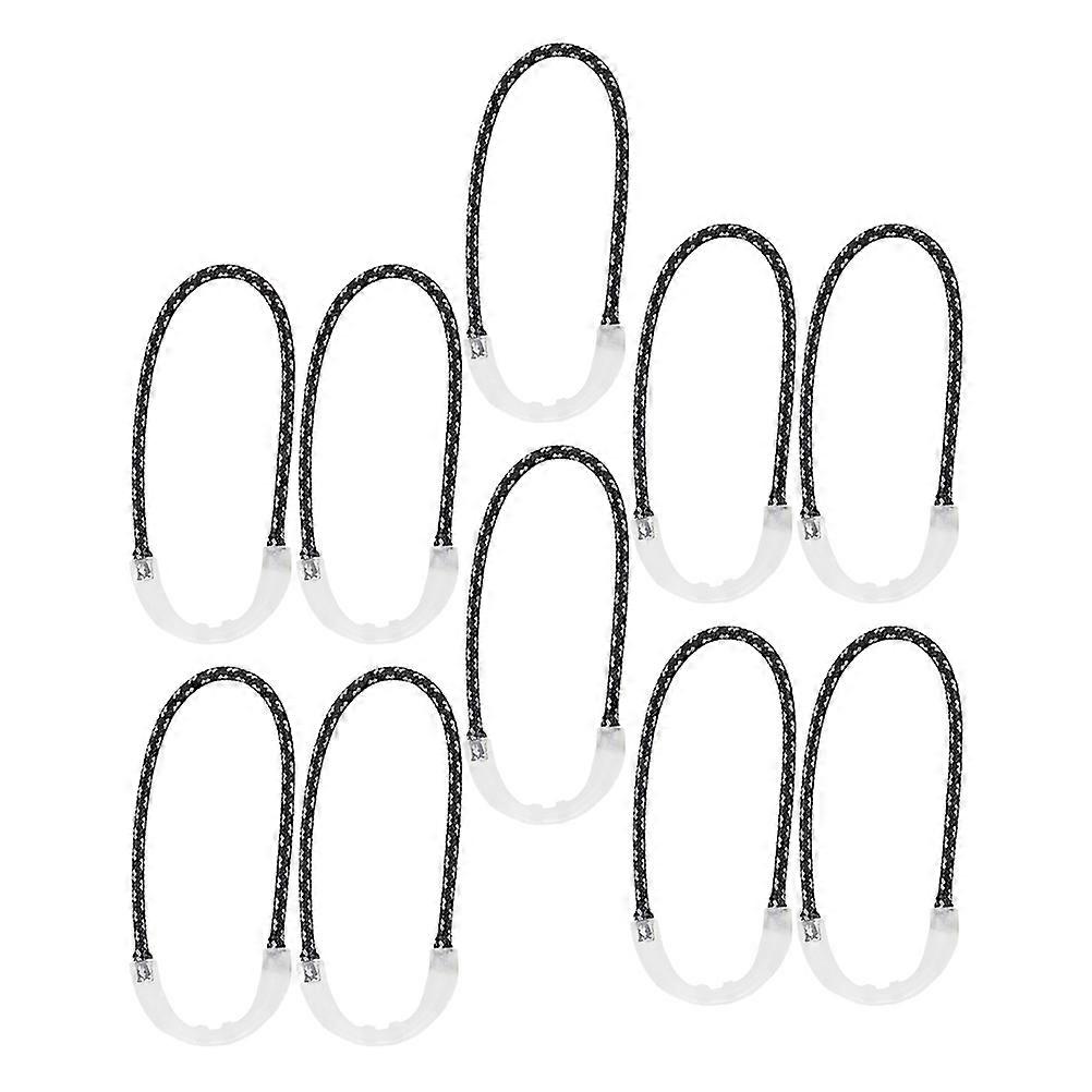 10Pcs Outdoor Backpack Luminous Zipper Pulls Anti-lost Self-luminous Drawstring