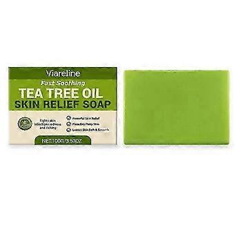 1-3x Tea Tree Soap Antifungal Antibacterial Treatment for Face & Body Acne, Athlete's Foot, Tinea,Folliculitis Ringworm Jock Itch