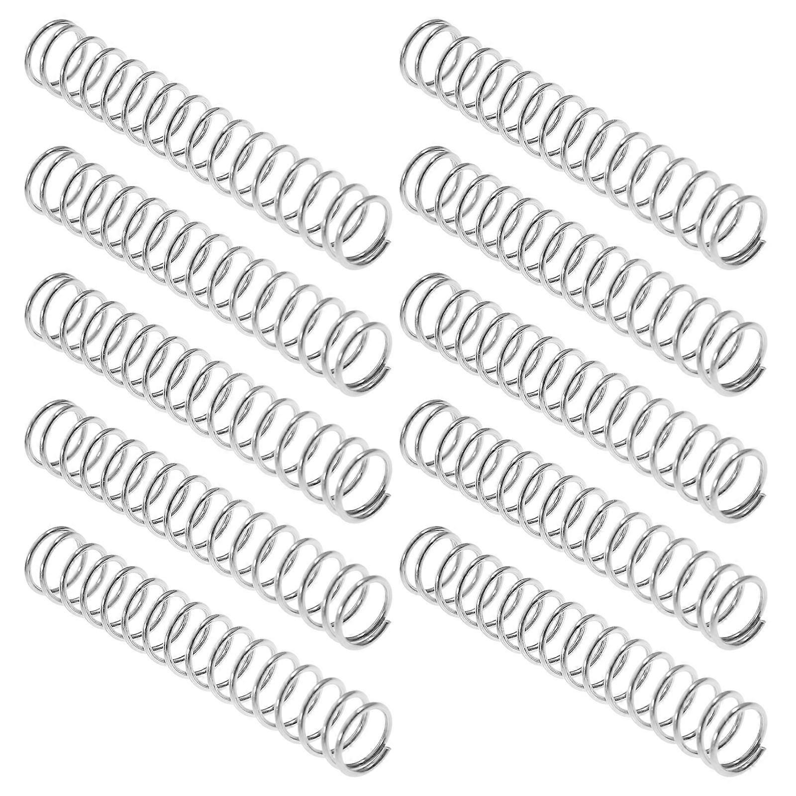 10 Pcs Coil Spring Spring Tool Spring Assortment Case Spring Steel Wire Mechanical Spring Spring Kit