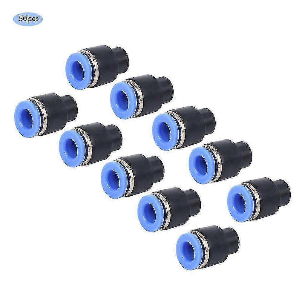 50PCs Pipe Plug Pneumatic Cap Plastic Brass Quick Insert PPF Oval Release Ring Hotel Use