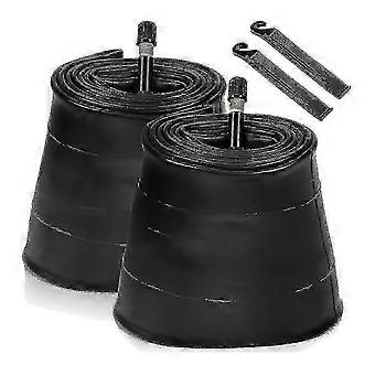 2er-Pack 20x4.0 Fatbike-Schläuche mit 32-mm-AV-Ventil und Reifenhebern für Rennräder/Mountainbikes/E-Bikes YT
