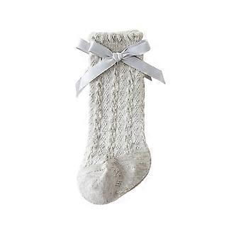 Baby Girls Socks Cute Sweet Bow Socks Breathable Soft Lightweight Non-slip Socks