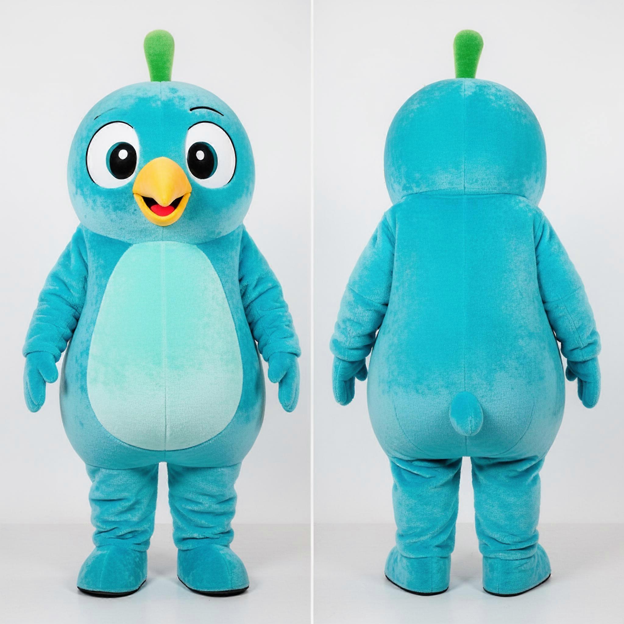 MASTICOT Cyan Vibrant Kiwi Mascot