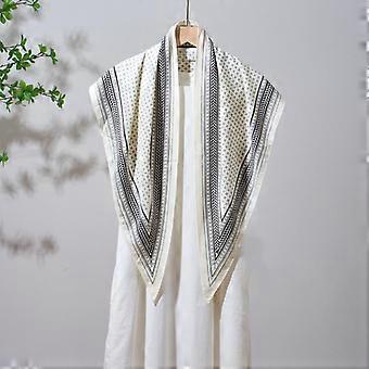 Fashion Versatile Women Triangle Neck Scarf For Sun Protection Daily Outfit