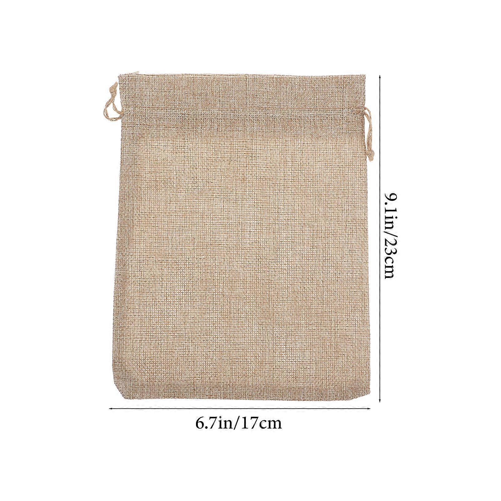 Large Drawstring Bags Burlap for Jewelry Carrier Multi Function