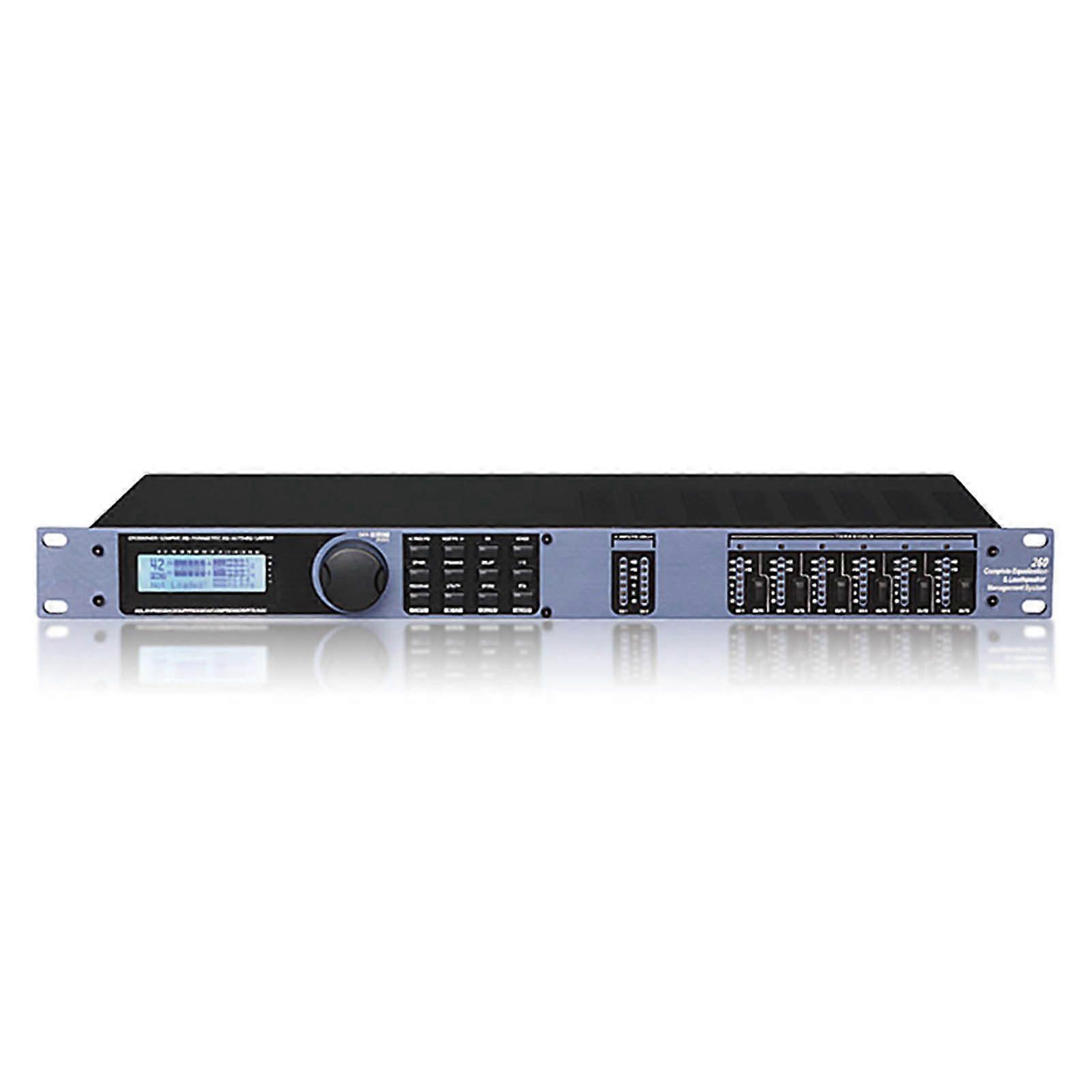 2 Input 6 Output Loudspeaker Management System Audio Processor Drive Rack 260 NEW
