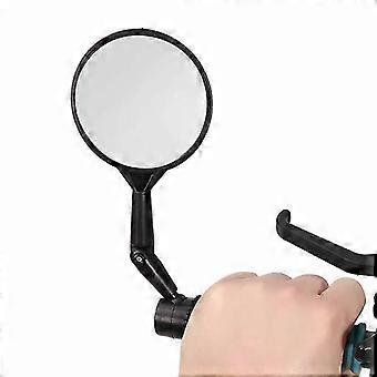 Universal Bicycle Rearview Handlebar Mirrors Cycling Rear View Mirror Adjustable MTB Bike Silicone Handle Rearview Bike Mirror