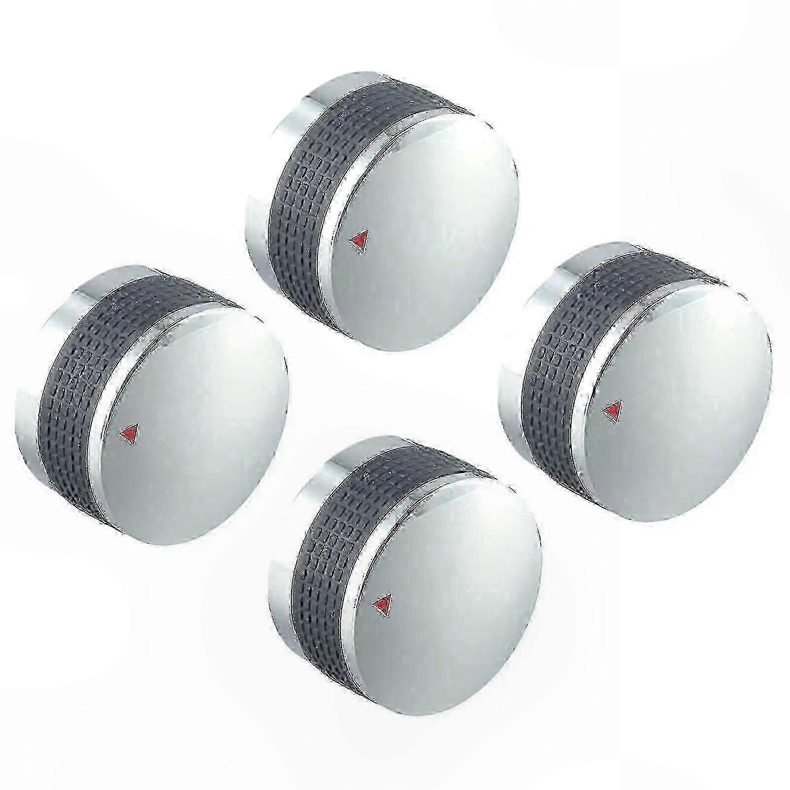 4-Pack 58mm Durable BBQ Grill Control Knobs for Gas Stove Replacement Parts
