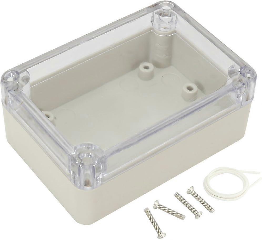 ABS Junction Box Electric Project Enclosure Clear(1pcs)