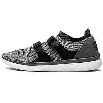 Nike Air Sock Racer Flyknit 'Weiß Schwarz Dunkelgrau' 898022-100
