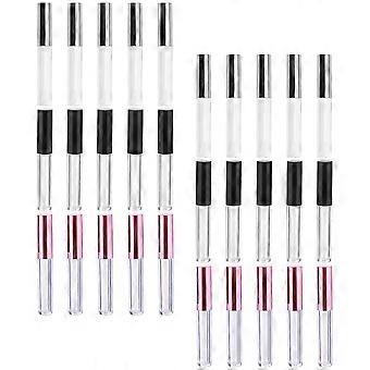 Lot de 30 tubes de gloss à lèvres vides en plastique, réutilisables et rechargeables.