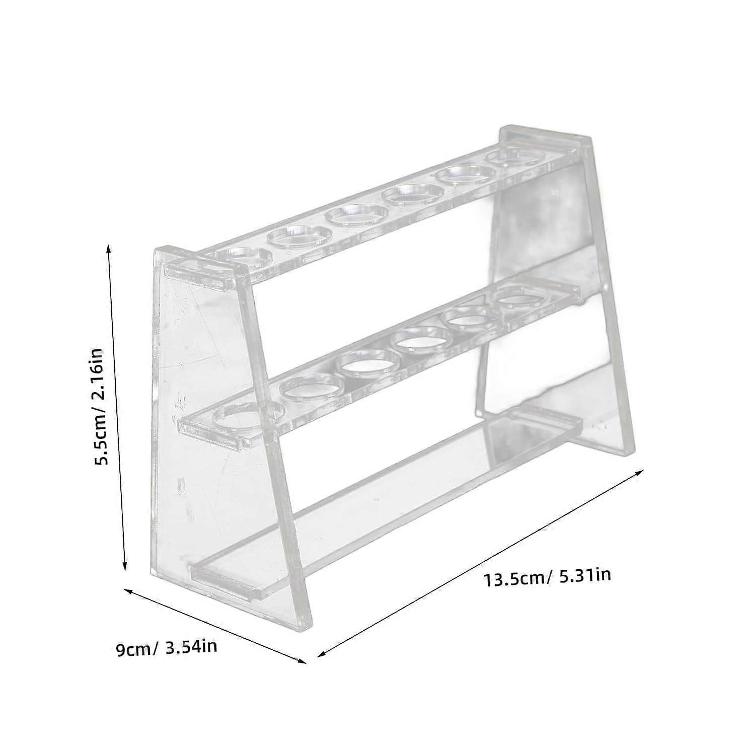 Layer Test Tube Rack 10ml Acrylic Laboratory Holder