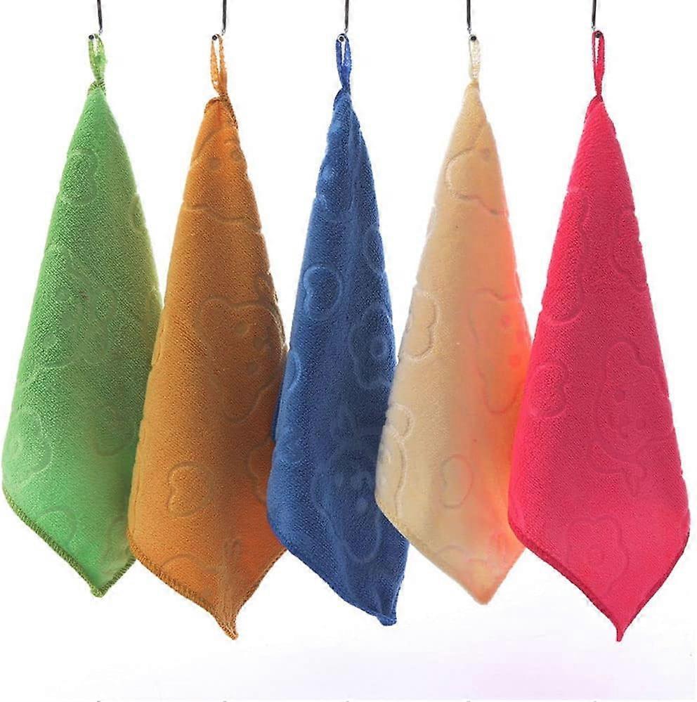 5-Pack Soft Microfiber Quick-Dry Towels