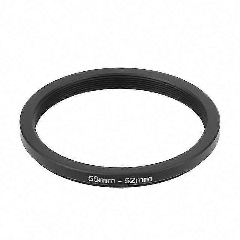 58mm to 52mm Matte Black Step Ring