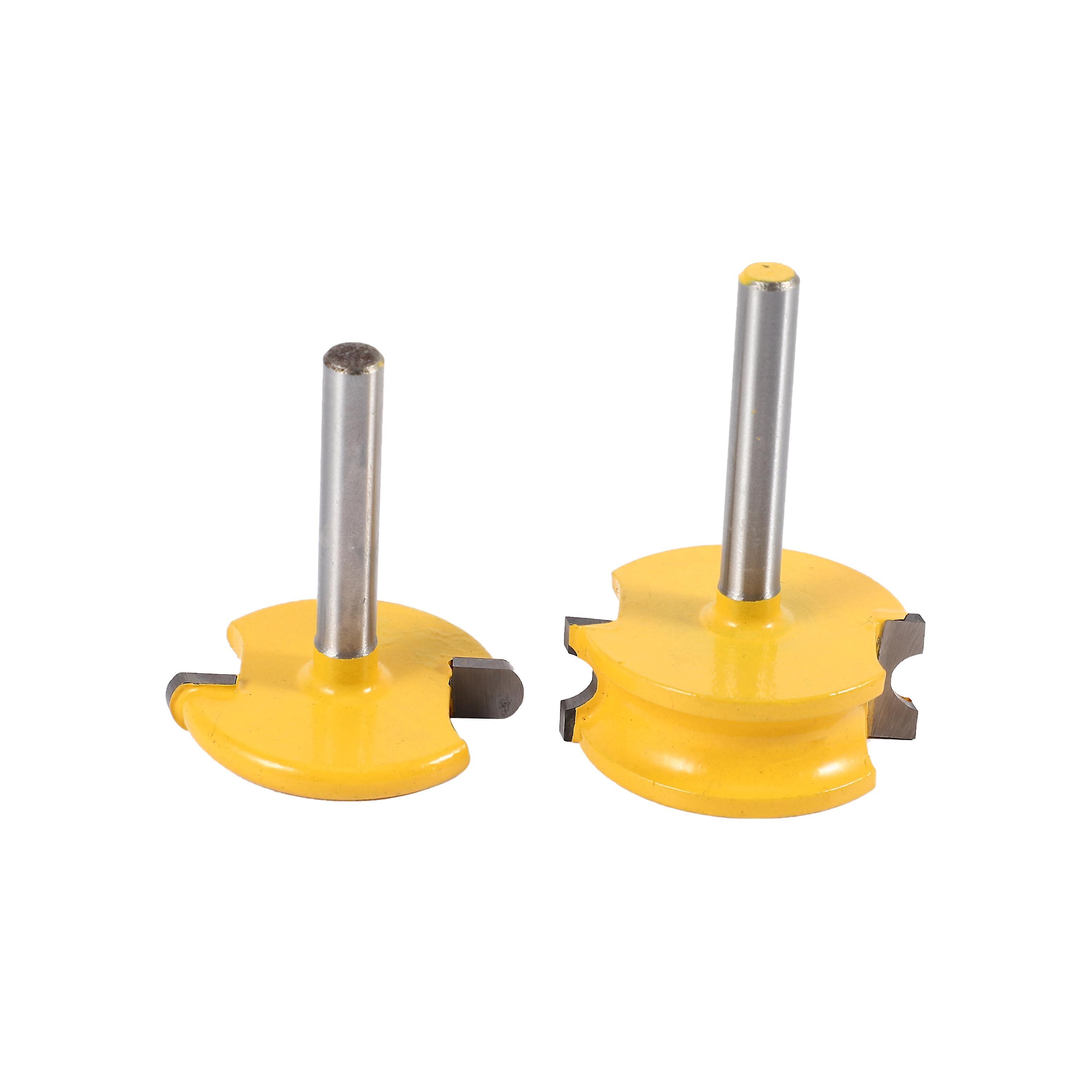 2 Pcs 8mm Canoe Flute And Bead Router Bit Set Woodworking Cemented ...