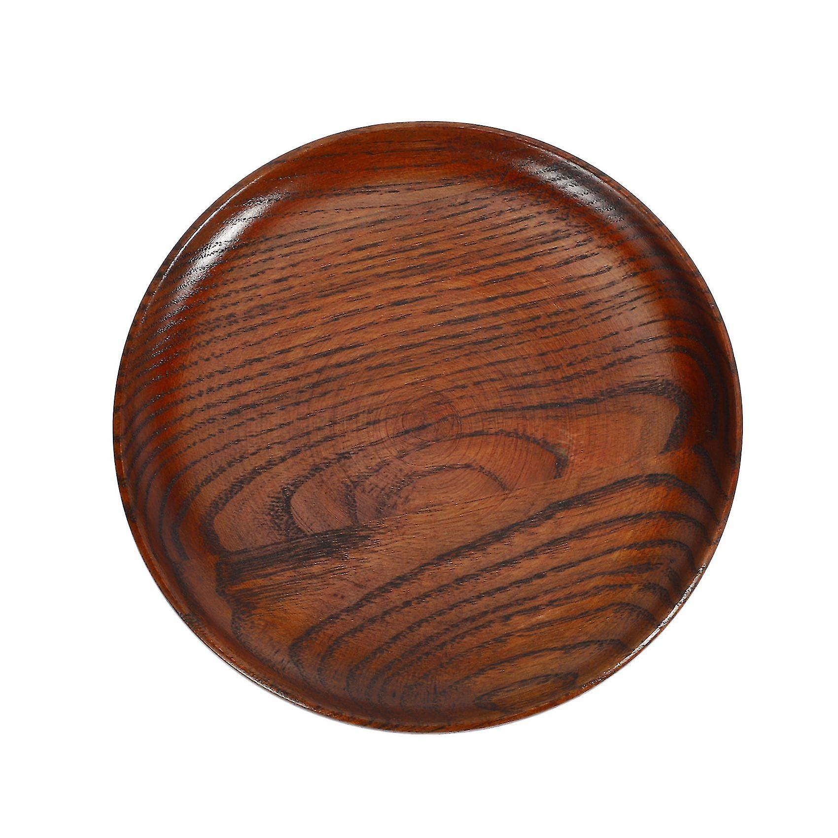 Tableware Hold Smooth Bread Dish Tray Kit Utensils Ing Plate Round