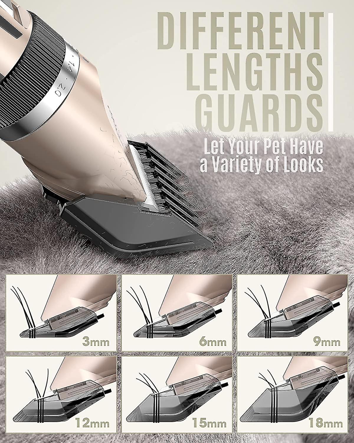 Leise Hundeschermaschine - Elektrischer Tierhaarschneider Mit Keramikklinge