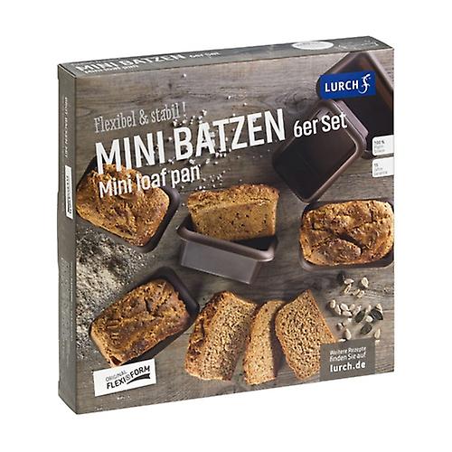 Mini platinum silicone brownie molds 12 units (Maroon)