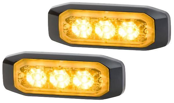 Strobe-type Beacon Black
Flashing Warning Light LED 24V 12V