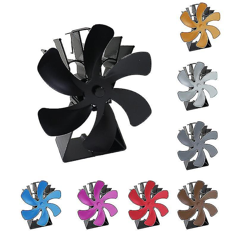 6 Blade Furnace Fan Thermodynamic Log Burner_o
