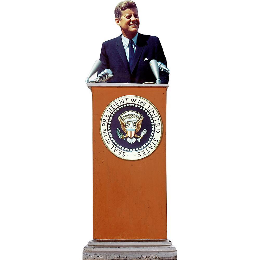 JFK (Colour) Cardboard Cutout (lifesize OR mini size). Standee. Stand Up.