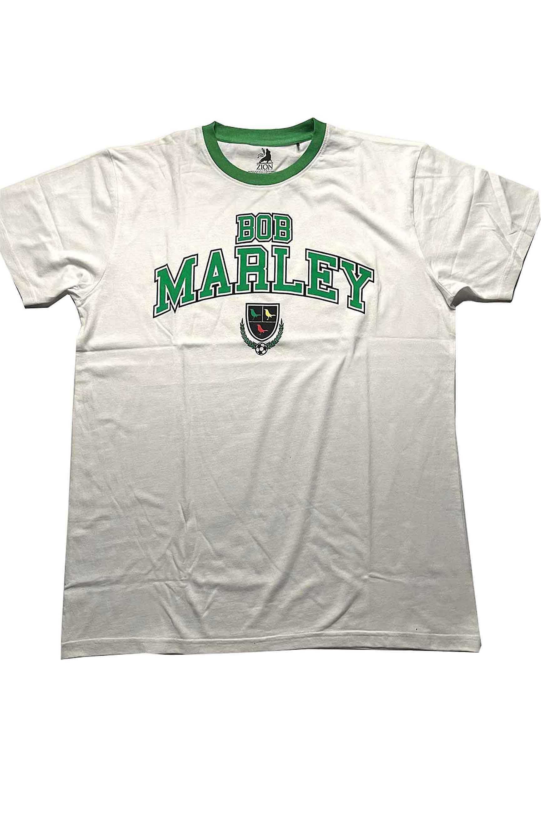 Bob Marley Collegiate クレスト リンガー T シャツ