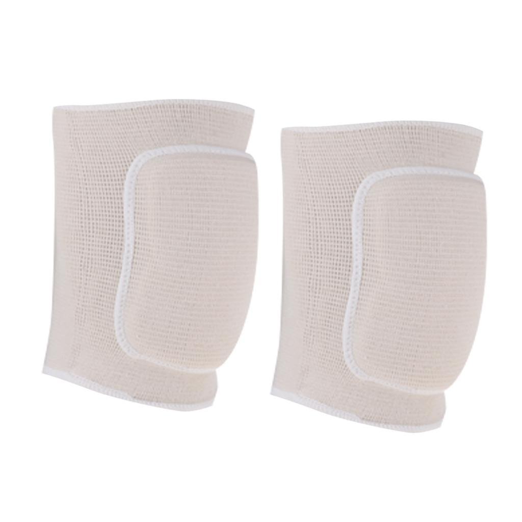 屋外エクササイズダンスサッカーローラースケート保護膝スリーブパッドブルー