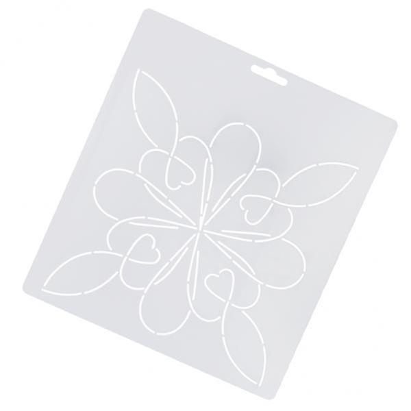 2xPlasitc Quilting Template Stencils for Embroidery Patchwork Sewing Craft 6#