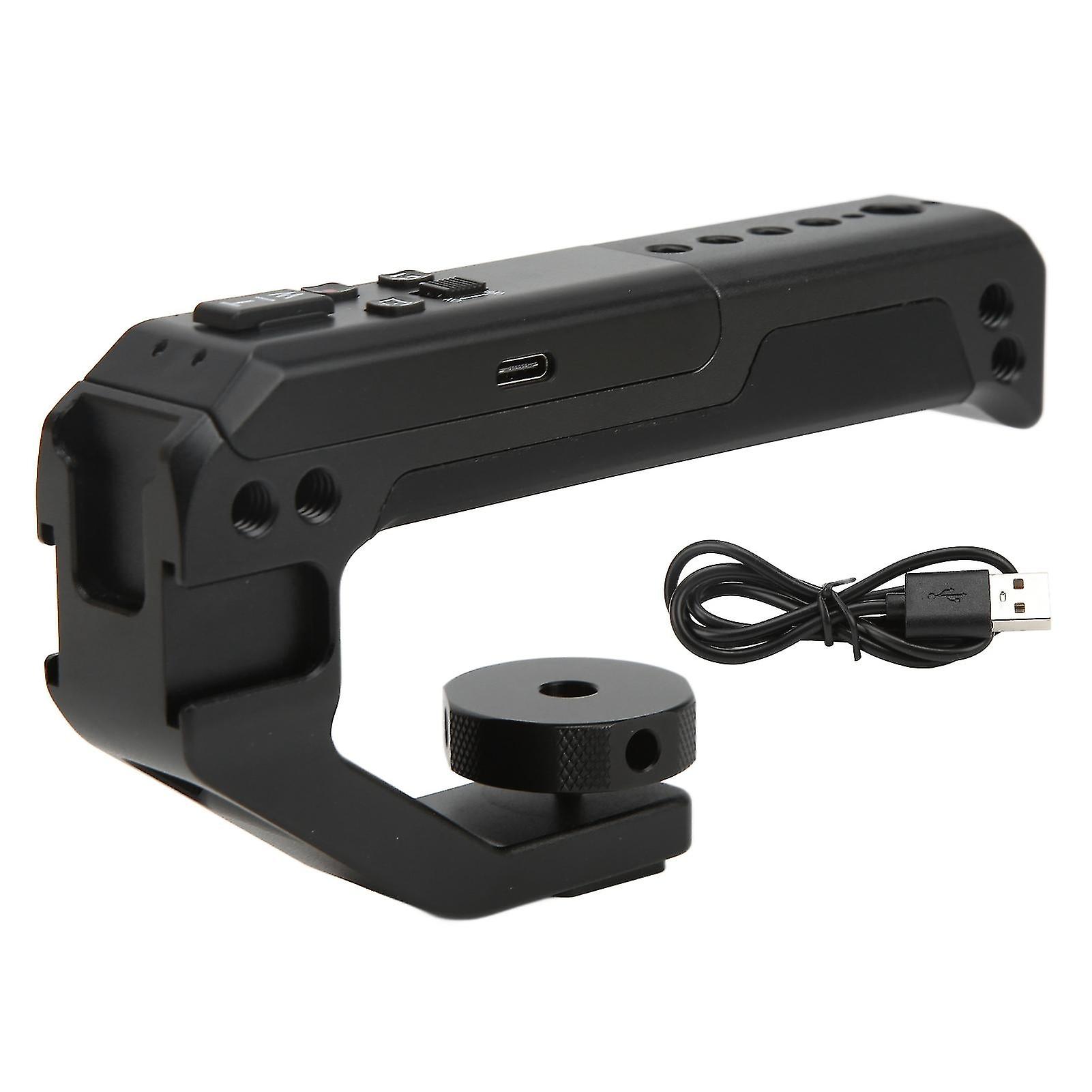 Camera Top Handle Camera Rig Hand Grip With Cold Shoe Mount Wireless Remote Control For Sony Camera