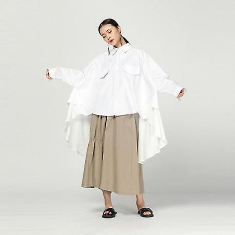 Chiffon Irregular Hem Blouse