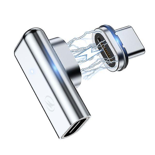 Usb3.1 Magnetische USB C Adapter 10gbp Pd 100w Snel opladen Type C Connector Data Sync 24pins 4k@60hz Magneet USB Type C Adapter