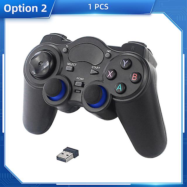2.4g Wireless Gamepad Joystick Game Controller Joypad For Ps3 Pc Android Windows Raspberry Pi 4 Smart Phone Optional Holder