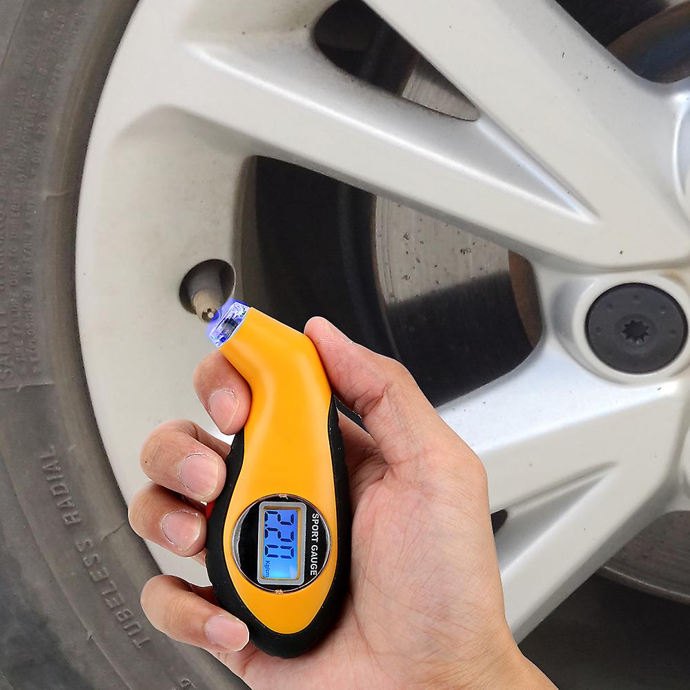Tire Pressure Monitoring System With 4 External Sensors Solar Tpms Car Tyre Pressure Sensor Temperature Warning Fuel Save
