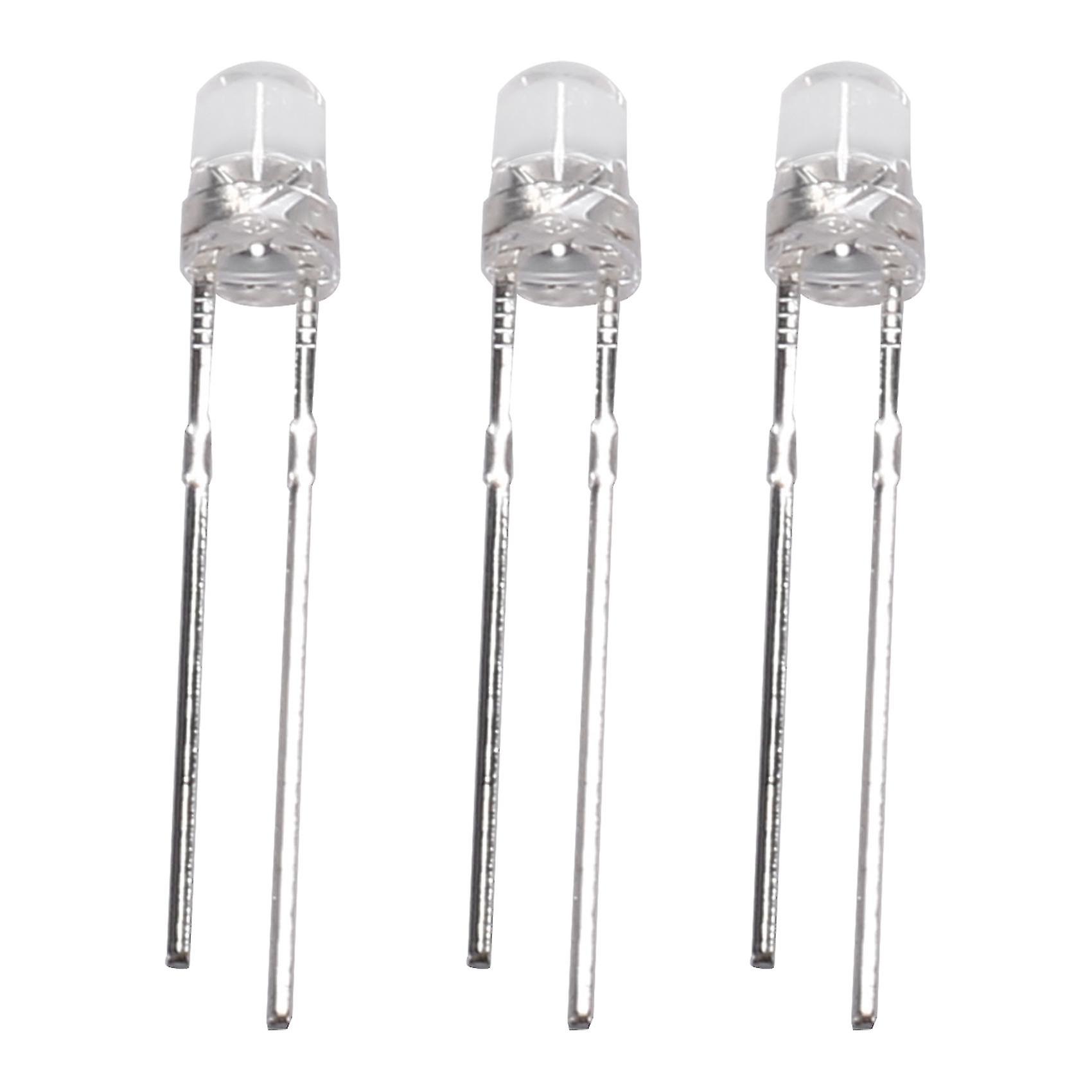 3mm White Led Light 100pcs Light Emitting Diode