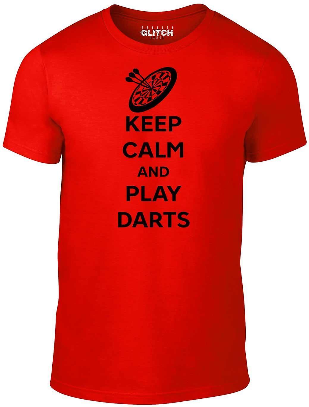 Men's Keep Calm And Play Darts T-shirt