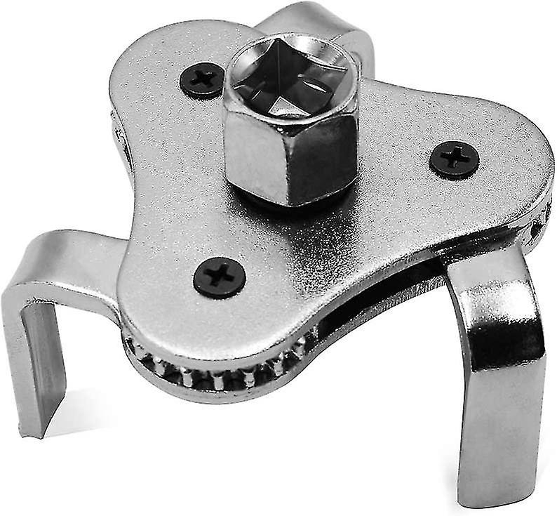 3 Arm Oil Filter Wrench For Diameter 55-108mm Car Disassembly Tools (silver 2)