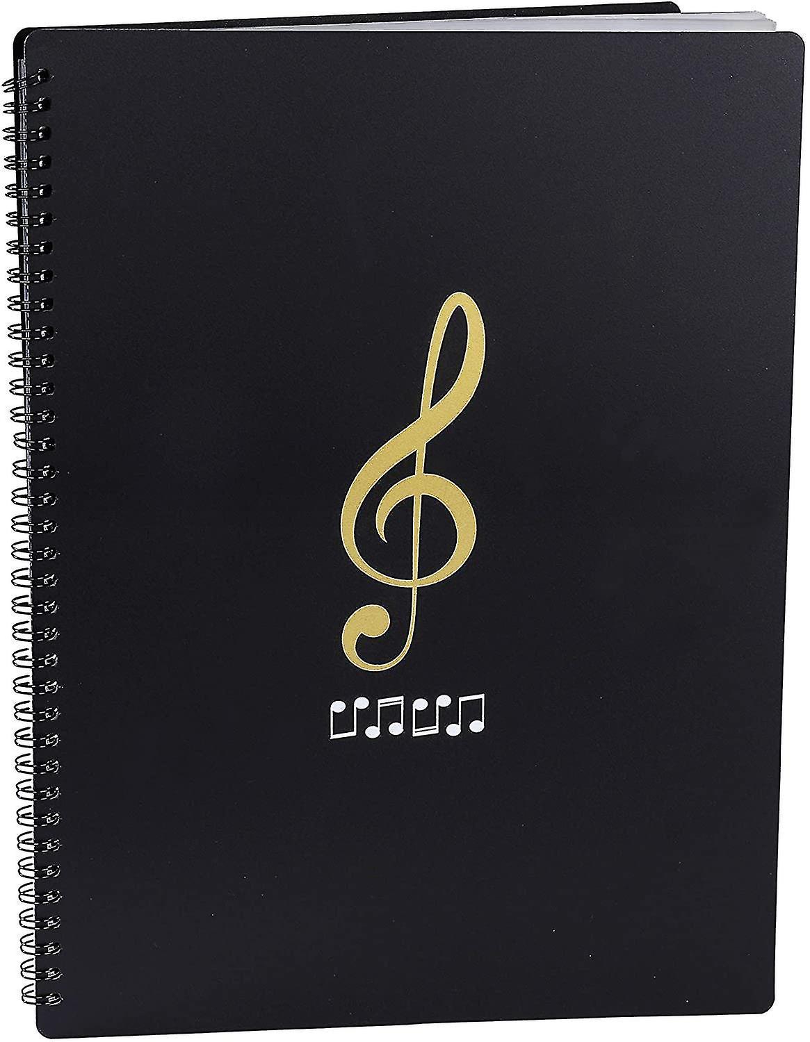 Music Folder For Sheet Music While Playing A4 Size Paper Documents Holder Storage 30 Pockets Clef