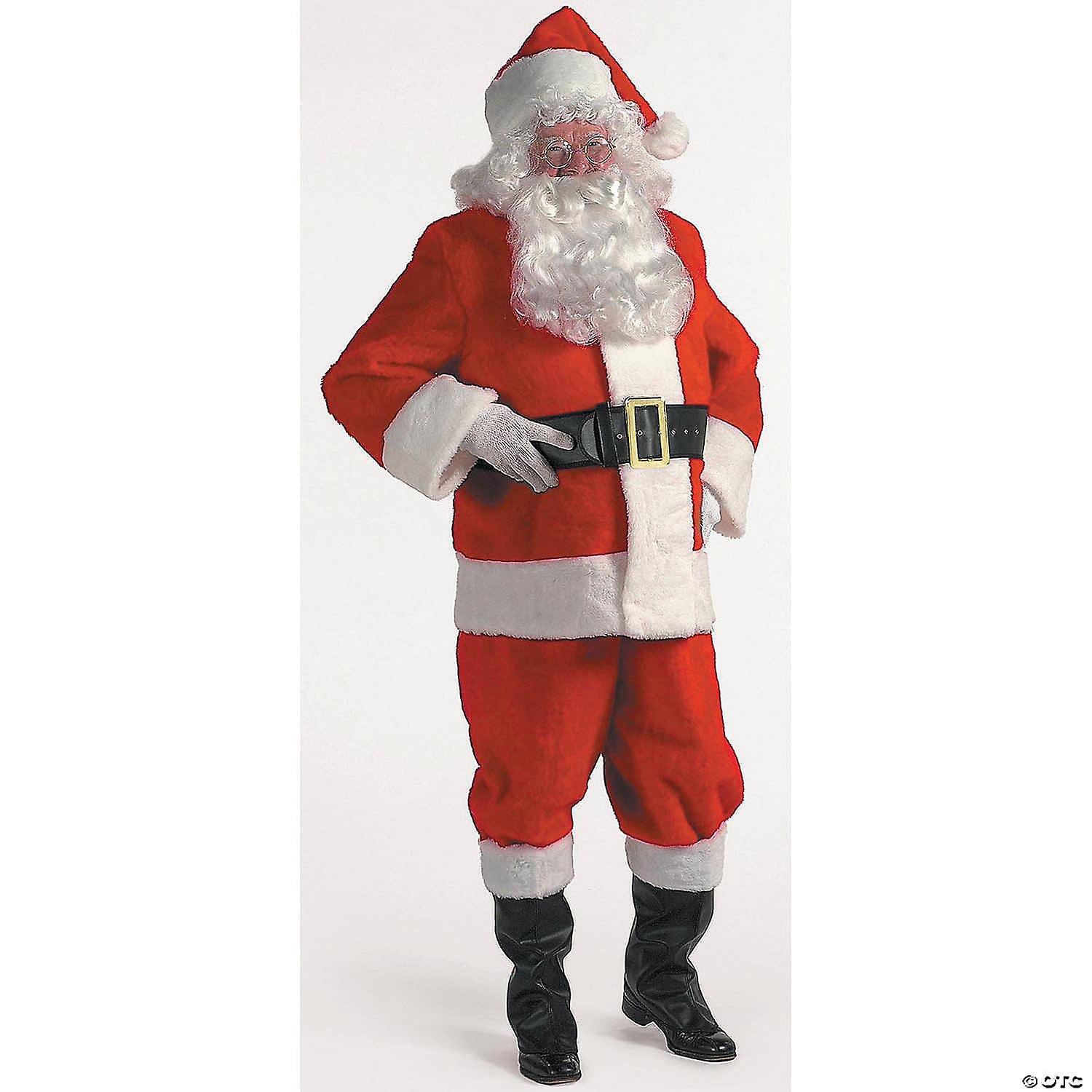 10-delige pluche kerstmanpakset