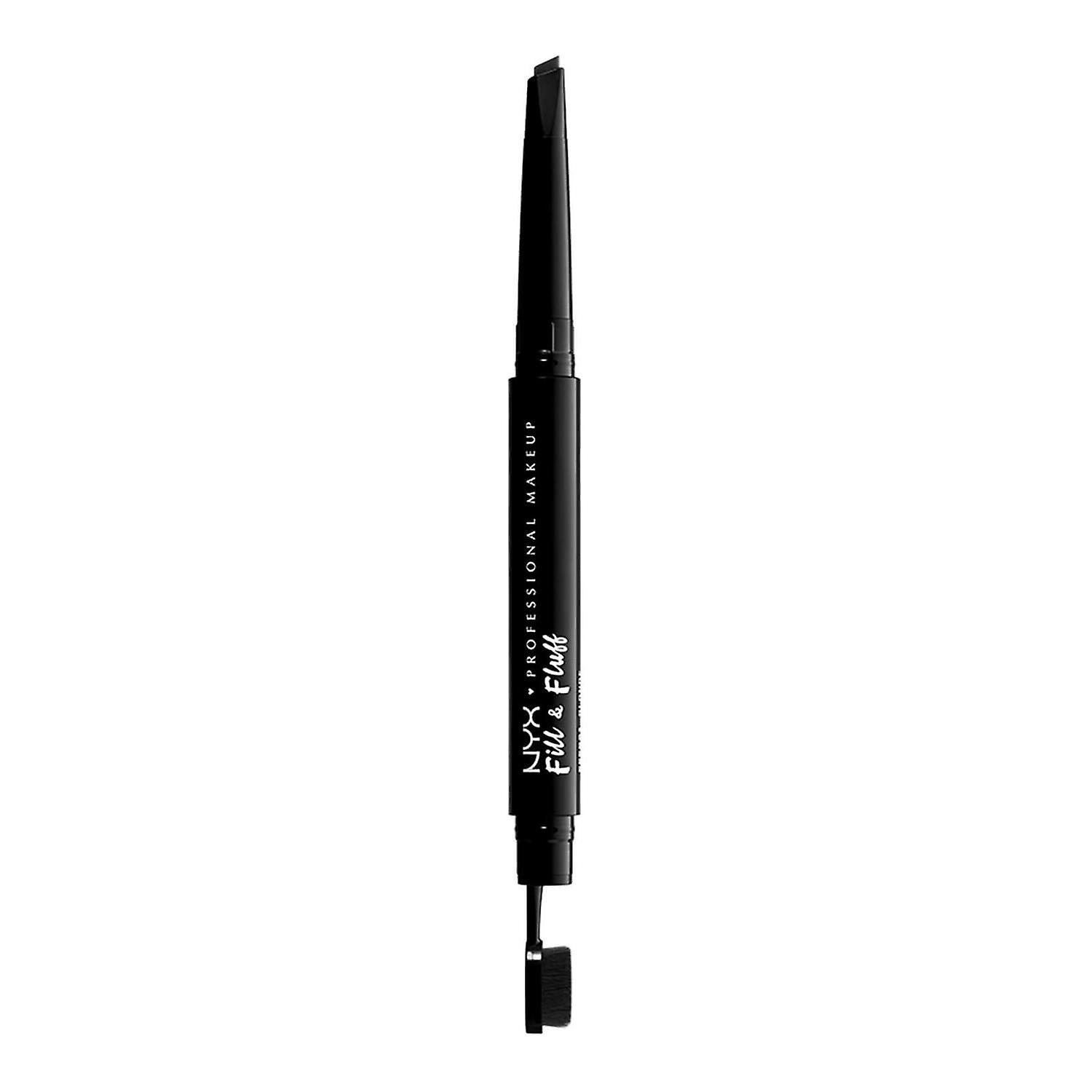 NYX PROF. MAKEUP Fill & Fluff Eyebrow Pomade Pencil - Negro